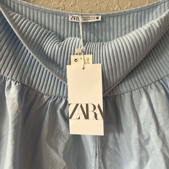 NWT Zara Halter Dress light blue M - Picture 11 of 13